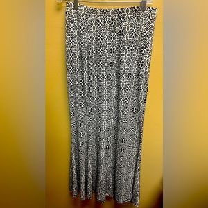 Cato Grey Long Stretchy A Line Skirt Size XSmall